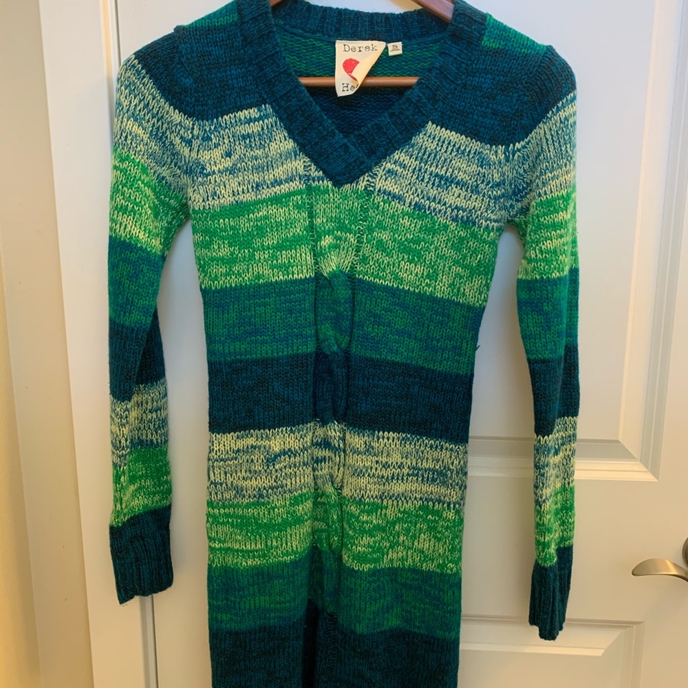 Green Sweater Dress